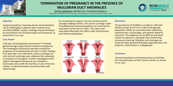 Thumbnail for TERMINATION OF PREGNANCY IN THE PRESENCE OF MULLERIAN DUCT ANOMALIES