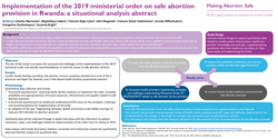 Thumbnail for Implementation of the 2019 ministerial order on safe abortion provision in Rwanda.
