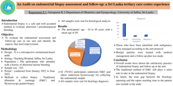 Thumbnail for An Audit on endometrial biopsy: a Sri Lanka tertiary care center experience