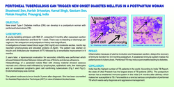 Thumbnail for PERITONEAL TUBERCULOSIS CAN TRIGGER NEW ONSET DIABETES MELLITUS IN A POSTPARTUM WOMAN