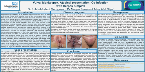 Preview of Co-infection of Monkeypox with Herpes simplex infection