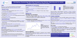 Thumbnail for Developing a Gynaecology Same Day Emergency Care Service: Improving care for women
