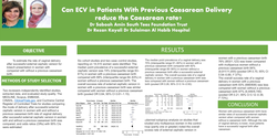 Thumbnail for Can ECV in Patients With Previous Cesarean Delivery reduce the Cesarean rate?