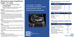 Thumbnail for Pregnancy outcomes in cases of small femur length below the 3rd centile