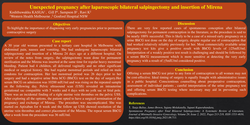 Thumbnail for Unexpected pregnancy after laparoscopic bilateral salpingectomy and insertion of Mirena