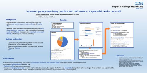 Preview of Laparoscopic myomectomy practice and outcomes at a specialist centre: an audit