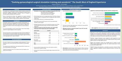 Preview of ‘’Evolving gynaecological surgical simulation training post-pandemic’’ The South West of England Experience