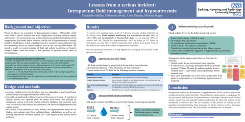 Preview of Lessons from a serious incident: intrapartum fluid management and hyponatraemia
