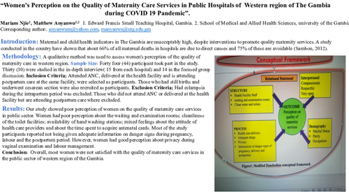 Preview of "Women's Perception on the Quality of Maternity Services during COVID 19 Pandemic”