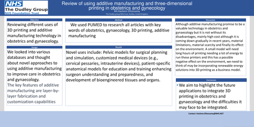 Preview of Review of using additive manufacturing and three-dimensional printing in obstetrics and gynecology
