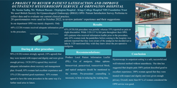 Thumbnail for A PROJECT TO REVIEW PATIENT SATISFACTION AND IMPROVE OUTPATIENT-HYSTEROSCOPY SERVICE - ORPINGTON HOSPITAL