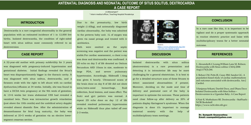 Preview of Antenatal diagnosis and neonatal outcome of Situs Solitus, Dextrocardia: A case report