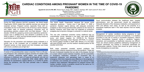 Preview of Cardiac Conditions Among Pregnant Women in the time of COVID-19 Pandemic