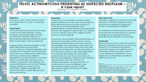 Preview of Pelvic Actinomycosis