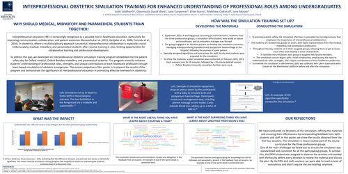 Preview of Interprofessional obstetric simulation training for undergraduates to improve understanding of professional roles