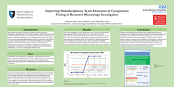 Thumbnail for Improving Multidisciplinary Team Awareness of Cytogenetics Testing in Recurrent Miscarriage Investigation