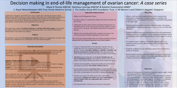 Thumbnail for Decision making in end-of-life management of ovarian cancer: a case series.