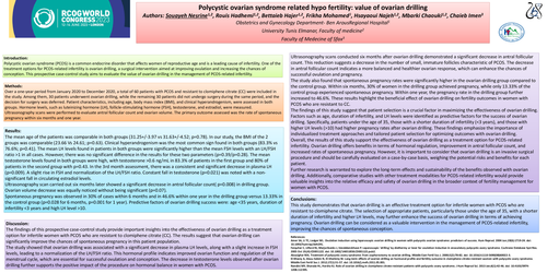 Preview of Polycystic ovarian syndrome related hypo fertility: value of ovarian drilling