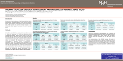 Thumbnail for PROMPT SHOULDER DYSTOCIA MANAGEMENT AND INCIDENCE OF PERINEAL TEARS III°/IV°