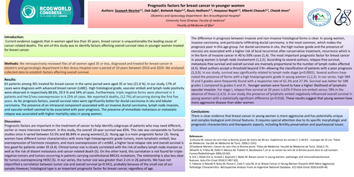 Preview of Prognostic factors for breast cancer in younger women