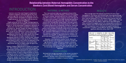 Thumbnail for Relationship between Maternal Hemoglobin Concentration to Newborn Cord Blood Hemoglobin & Serum Concentration