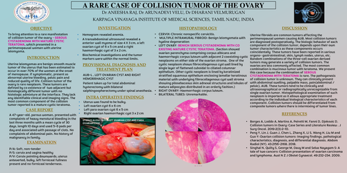 Preview of A RARE CASE OF COLLISION TUMOR OF THE OVARY