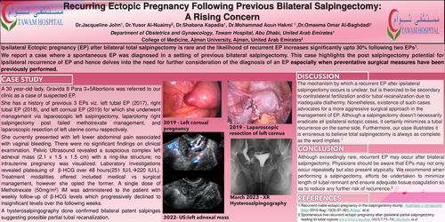 Preview of Recurring Ectopic Pregnancy Following Previous Bilateral Salpingectomy: A Rising Concern