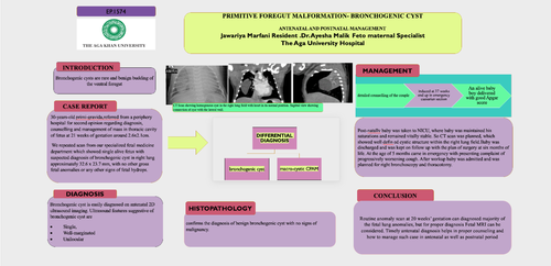 Preview of PRIMITIVE FOREGUT MALFORMATION- BRONCHOGENIC CYST ANTENATAL AND POSTNATAL MANAGEMENT-A CASE REPORT