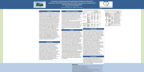 Preview of Comparison study between Histopathological findings of endometrial specimens before and after hysterectomy