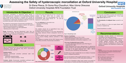Thumbnail for Assessing the Safety of hysteroscopic morcellation at Oxford University Hospital