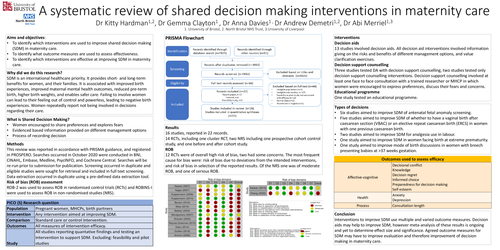 Preview of A systematic review of shared decision making interventions in maternity care