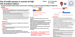 Thumbnail for Case study, Arabin pessary in women with high risk of preterm labour