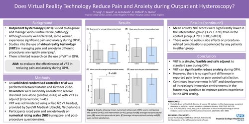 Preview of Does Virtual Reality Technology Reduce Pain and Anxiety During Outpatient Hysteroscopy?