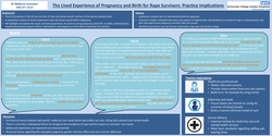 Thumbnail for The Lived Experience of Pregnancy and Birth for Rape Survivors: Practice Implications
