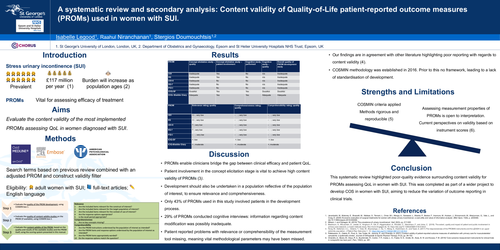 Preview of Content validity of PROMs assessing QoL in women with SUI: A review.