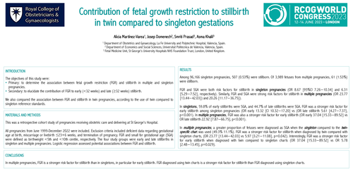 Preview of Contribution of growth restriction to stillbirth in multiple compared to singleton pregnancies