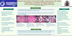 Thumbnail for PLACENTAL CHARACTERISTICS AND NEONATAL-WEIGHTS AMONG WOMEN WITH MALARIA-PREECLAMPSIA COMORBIDITY AND HEALTHY PREGNANCIES