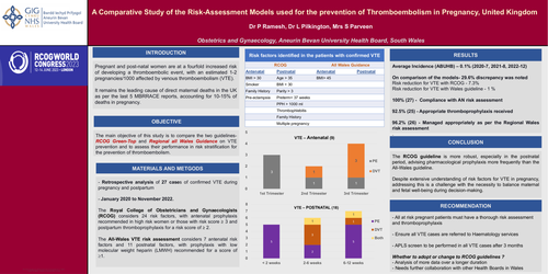 Preview of Comparison of risk-assessment models for prevention of thromboembolism in pregnancy, United Kingdom