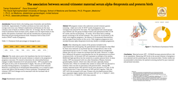 Thumbnail for The association between second trimester maternal serum alpha-fetoprotein and preterm birth.