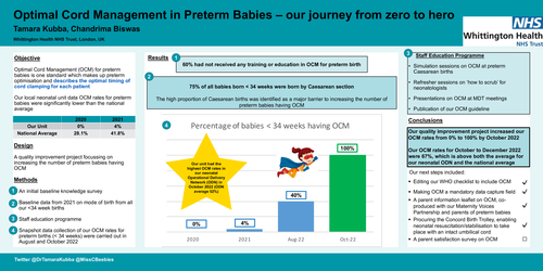 Preview of Optimal Cord Management in Preterm Babies - Our Journey from Zero to Hero