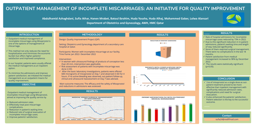 Preview of Outpatient Management of Incomplete Miscarriages: An Initiative for Quality Improvement!