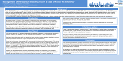 Thumbnail for Management of intrapartum bleeding risk in a case of Factor XI deficiency
