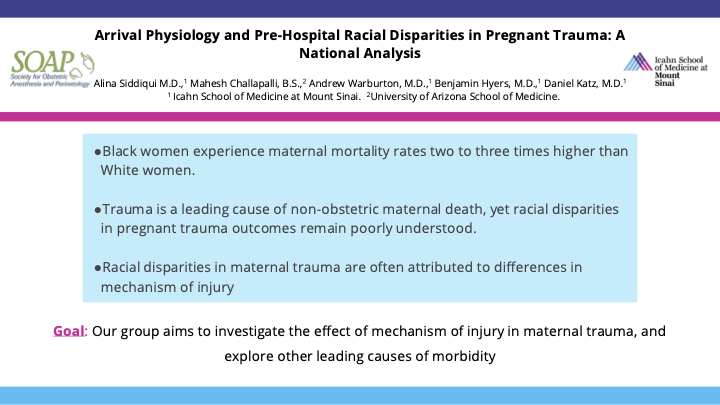 Thumbnail for Arrival Physiology and Racial Disparities in Pregnant Trauma: A National Analysis