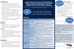 Thumbnail for Barriers and Facilitators to Implementation of Standard Operating Procedures by a Vietnamese National Pediatric Hematopoietic Stem Cell Transplant and Cellular Therapy Consortium