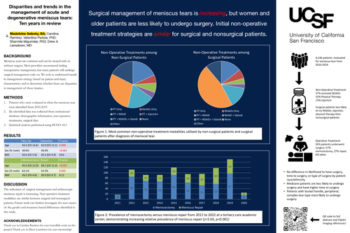 Preview of Disparities and trends in the management of acute and degenerative meniscus tears: Ten years in review
