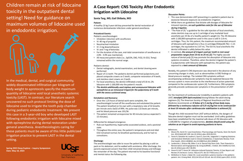 Preview of A Case Report: CNS Toxicity After Endodontic Irrigation with Lidocaine