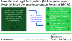 Thumbnail for Integration of Medical Legal Services into a Hospital-Based Violence Intervention Program: A Survey and Interview-Based Provider Needs Assessment