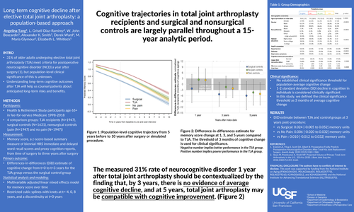 Preview of Long-term cognitive decline after total joint arthroplasty: a population-based approach