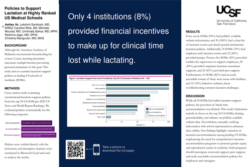 Preview of Policies to Support Lactation at Highly Ranked US Medical Schools