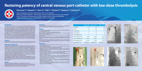 Preview of Restoring patency of central venous port-catheter with low-dose thrombolysis